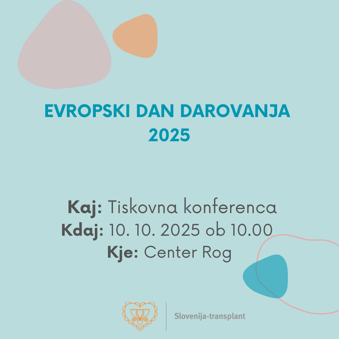 Evropski dan darovanja 2025